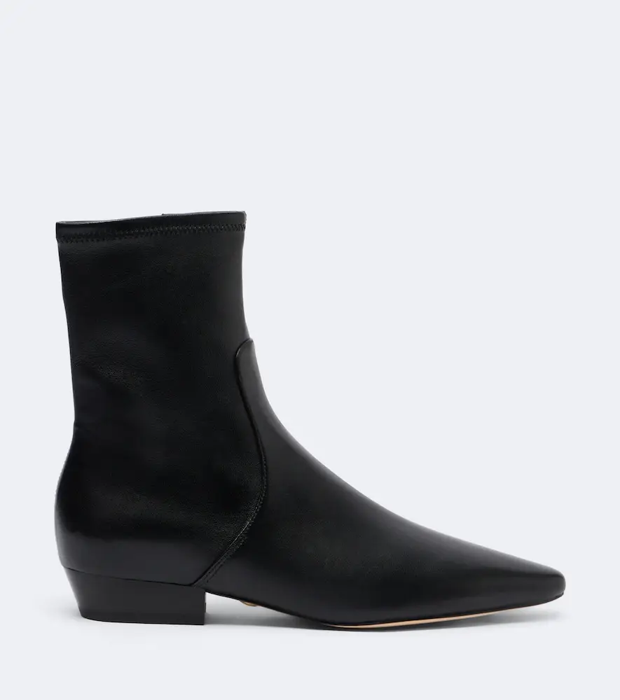 Veronica Beard Glinda leather ankle noots | Thumbnail 4 Veronica Beard Glinda leather ankle noots | Thumbnail 4