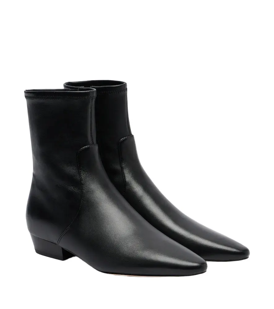 Glinda leather ankle noots