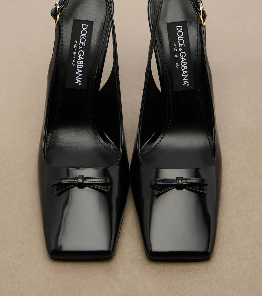 Dolce & Gabbana Patent leather slingback pumps | Thumbnail 4 Dolce & Gabbana Patent leather slingback pumps | Thumbnail 4