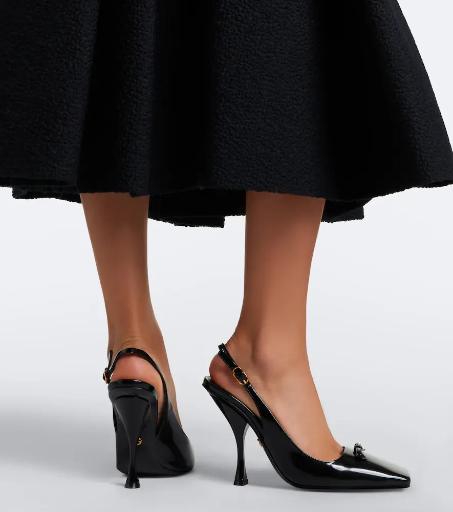 Dolce & Gabbana Patent leather slingback pumps | Thumbnail 6 Dolce & Gabbana Patent leather slingback pumps | Thumbnail 6