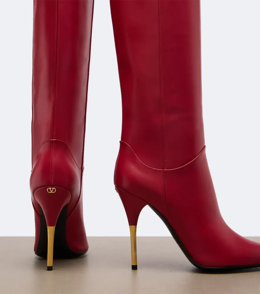 Valentino Garavani Deboot leather over-the-knee boots | Thumbnail 2 Valentino Garavani Deboot leather over-the-knee boots | Thumbnail 2