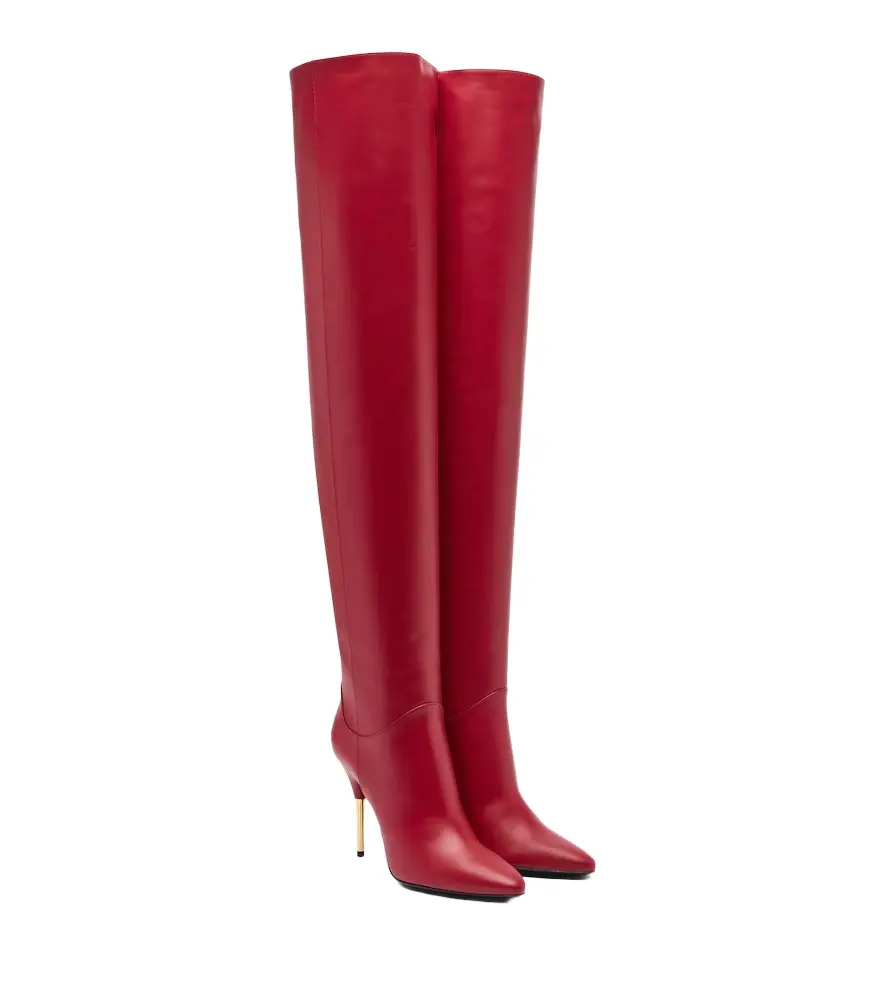 Deboot leather over-the-knee boots Deboot leather over-the-knee boots