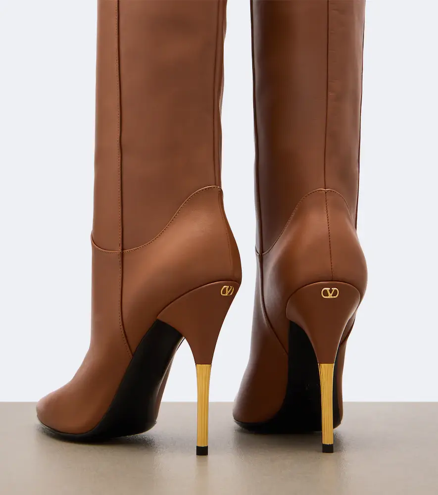 Valentino Garavani Deboot leather over-the-knee boots | Thumbnail 2