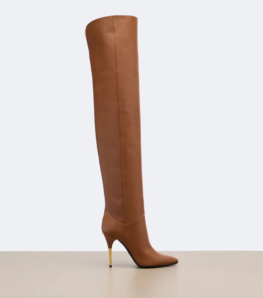 Valentino Garavani Deboot leather over-the-knee boots | Thumbnail 3