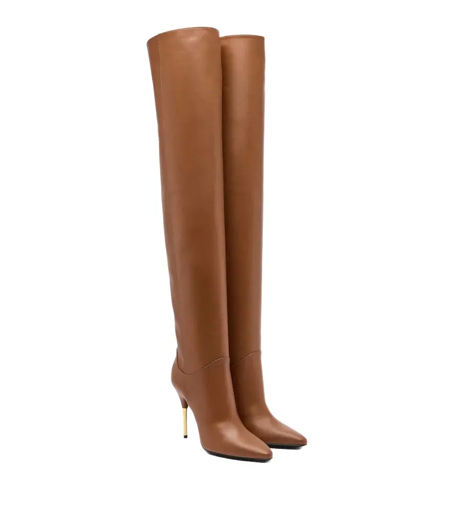 Deboot leather over-the-knee boots Deboot leather over-the-knee boots