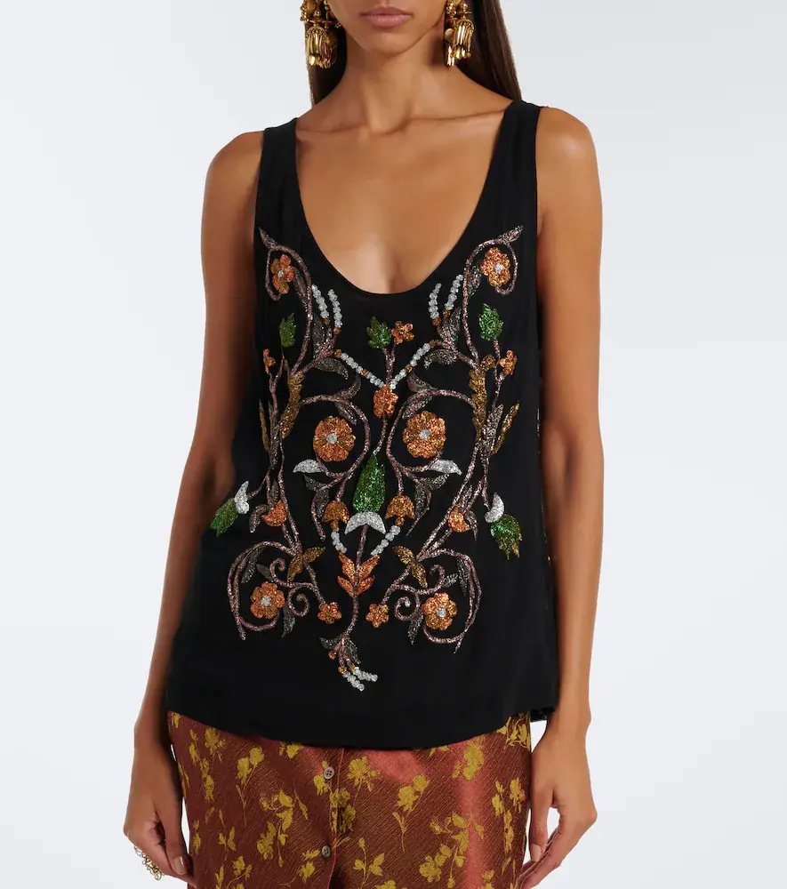 Dries Van Noten Embroidered top | Thumbnail 6