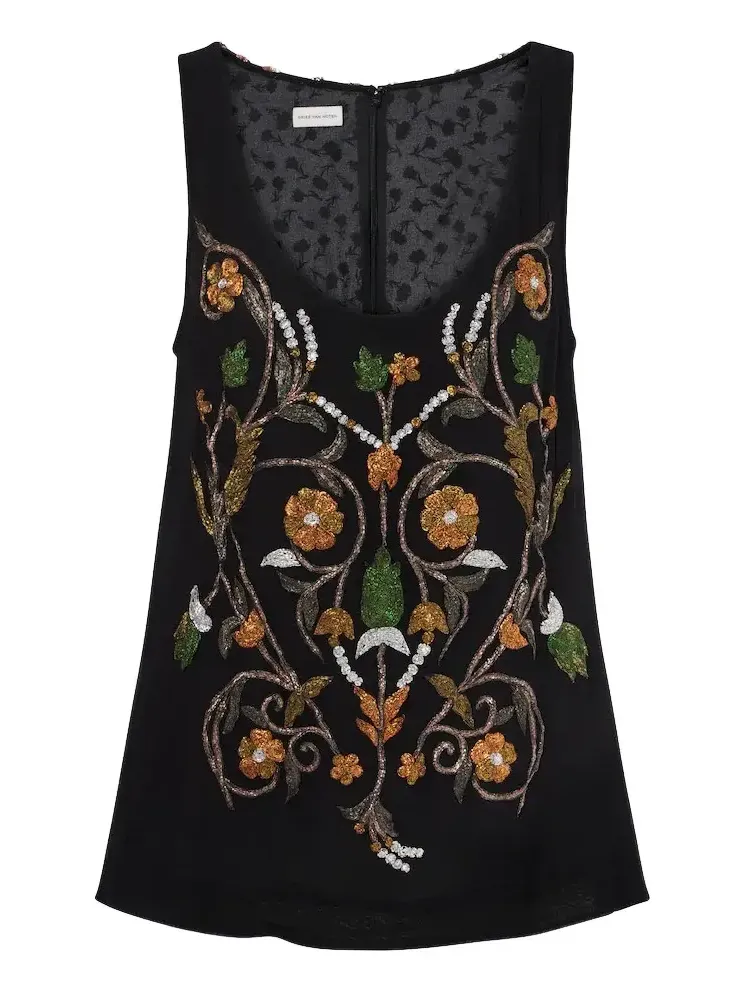 Embroidered top Embroidered top