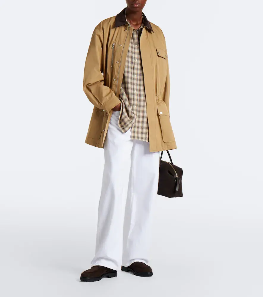 Frame Corduroy-trimmed cotton twill jacket | Thumbnail 2 Frame Corduroy-trimmed cotton twill jacket | Thumbnail 2