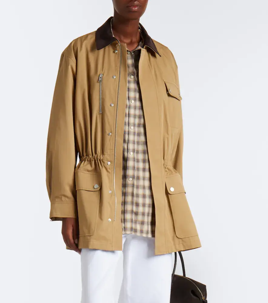 Frame Corduroy-trimmed cotton twill jacket | Thumbnail 4 Frame Corduroy-trimmed cotton twill jacket | Thumbnail 4