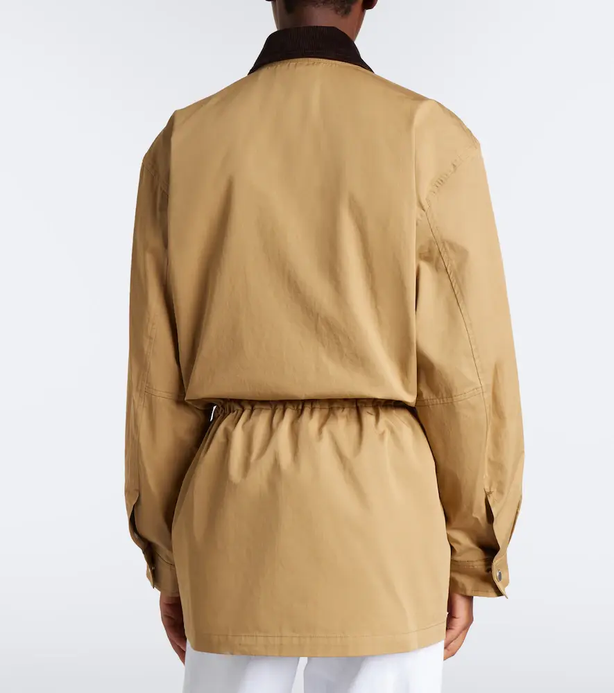 Frame Corduroy-trimmed cotton twill jacket | Thumbnail 5 Frame Corduroy-trimmed cotton twill jacket | Thumbnail 5