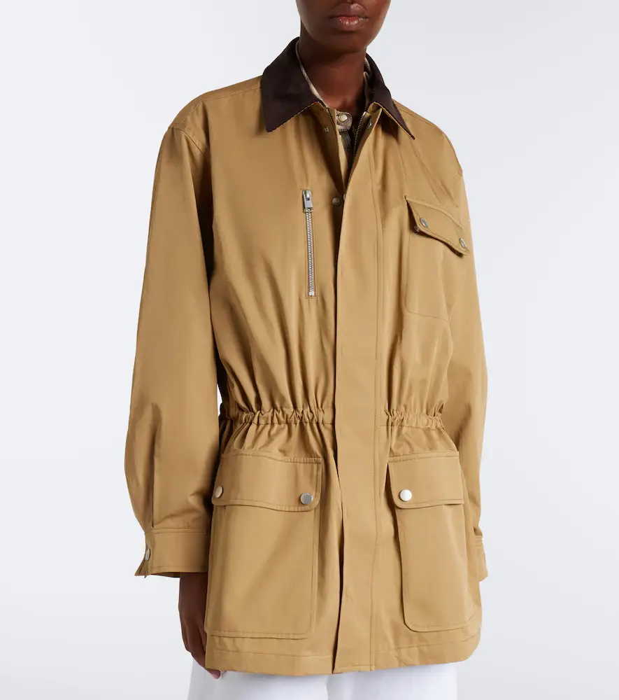 Frame Corduroy-trimmed cotton twill jacket | Thumbnail 7 Frame Corduroy-trimmed cotton twill jacket | Thumbnail 7