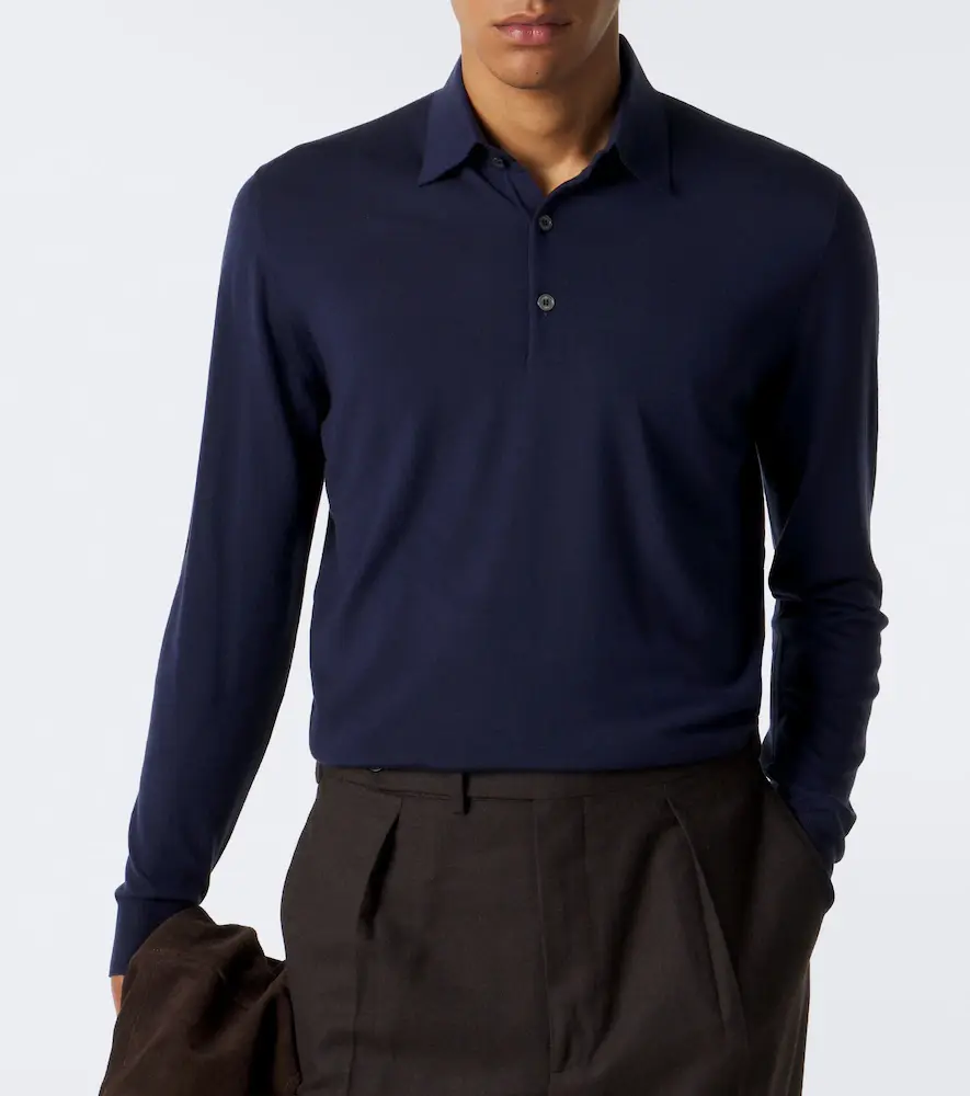 FEDELI Wool polo sweater | Thumbnail 3 FEDELI Wool polo sweater | Thumbnail 3