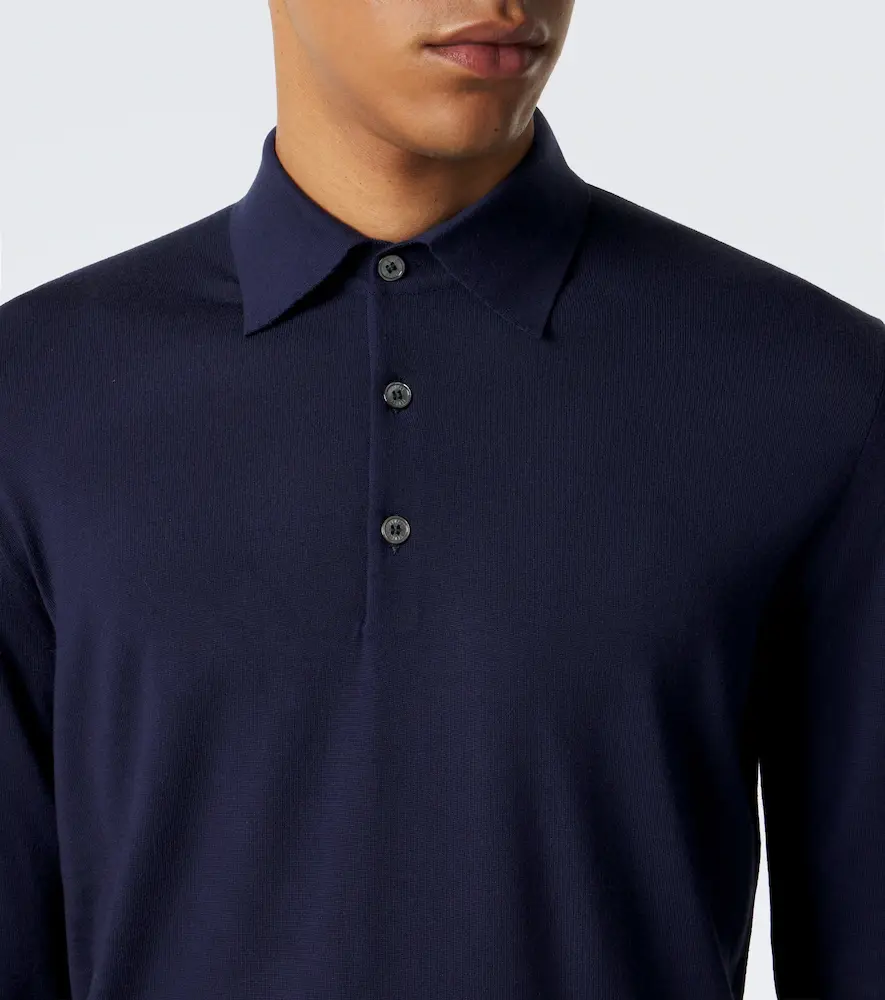 FEDELI Wool polo sweater | Thumbnail 4 FEDELI Wool polo sweater | Thumbnail 4