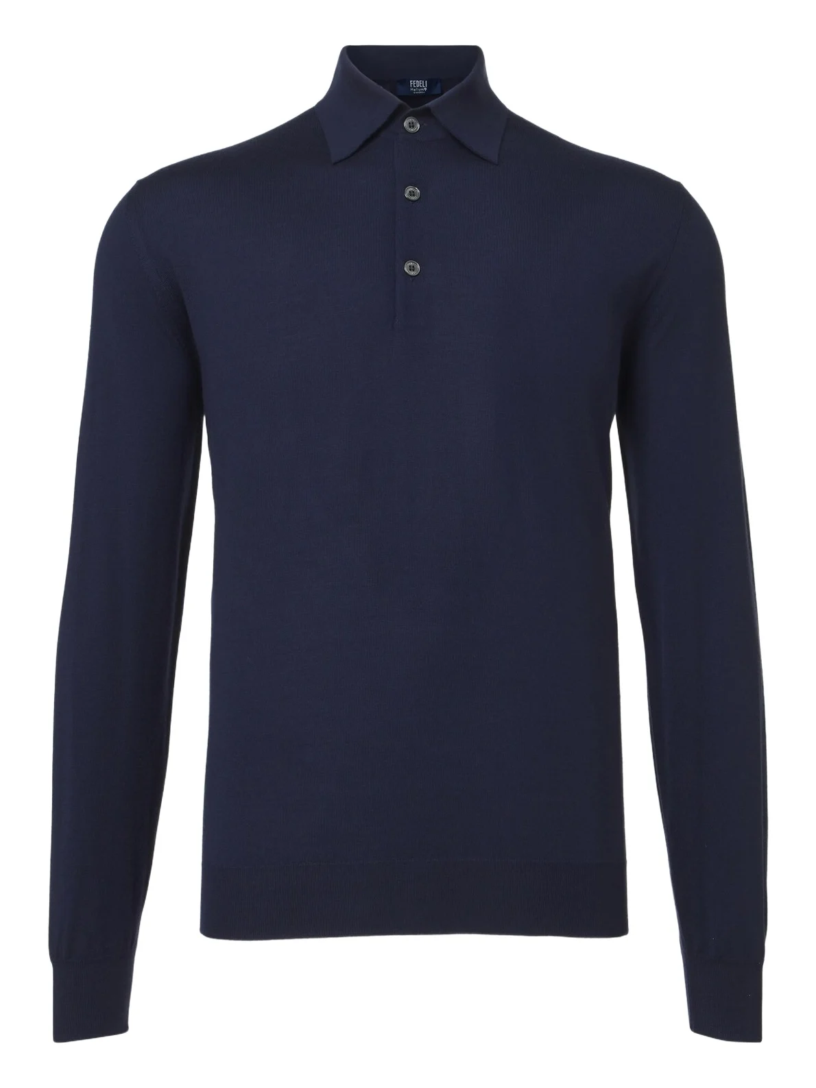 FEDELI Wool polo sweater