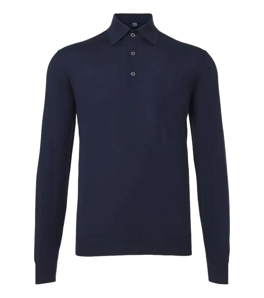 Wool polo sweater Wool polo sweater