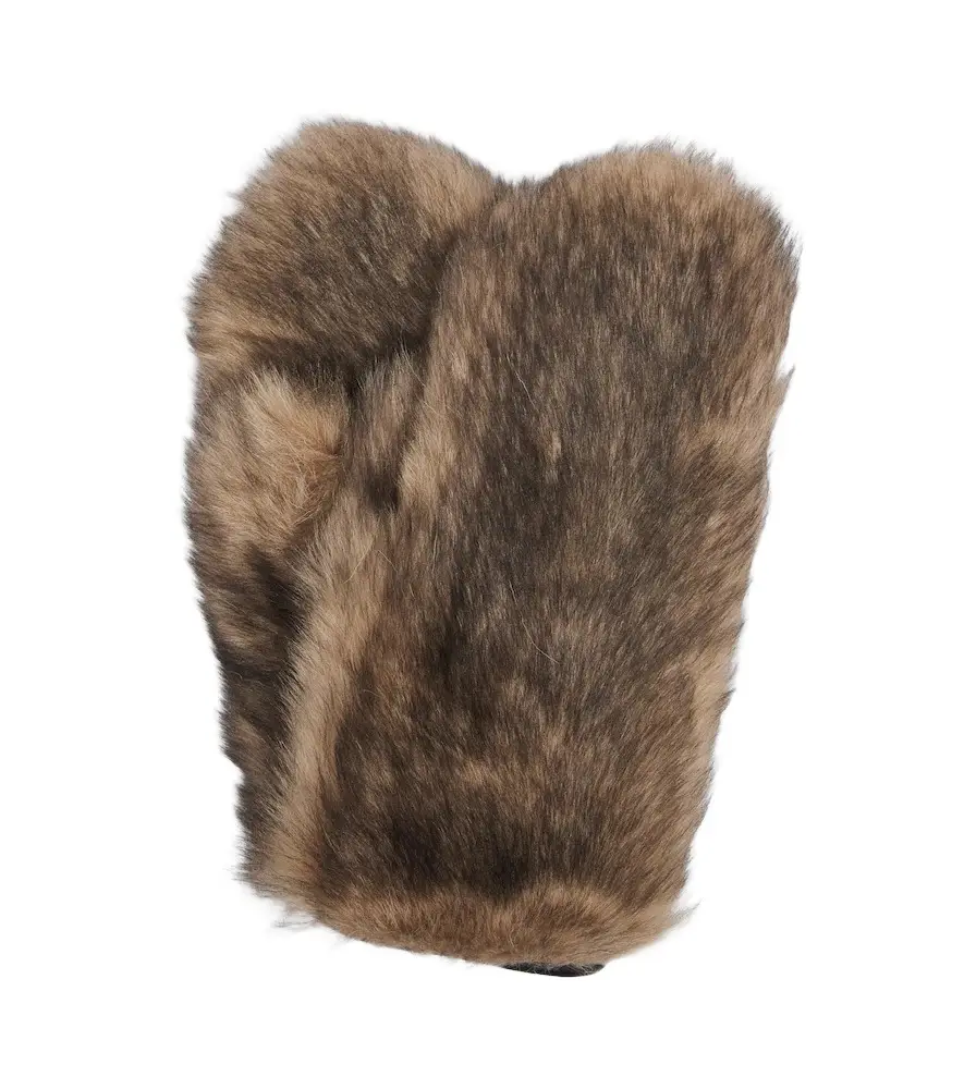 Shearling mittens Shearling mittens