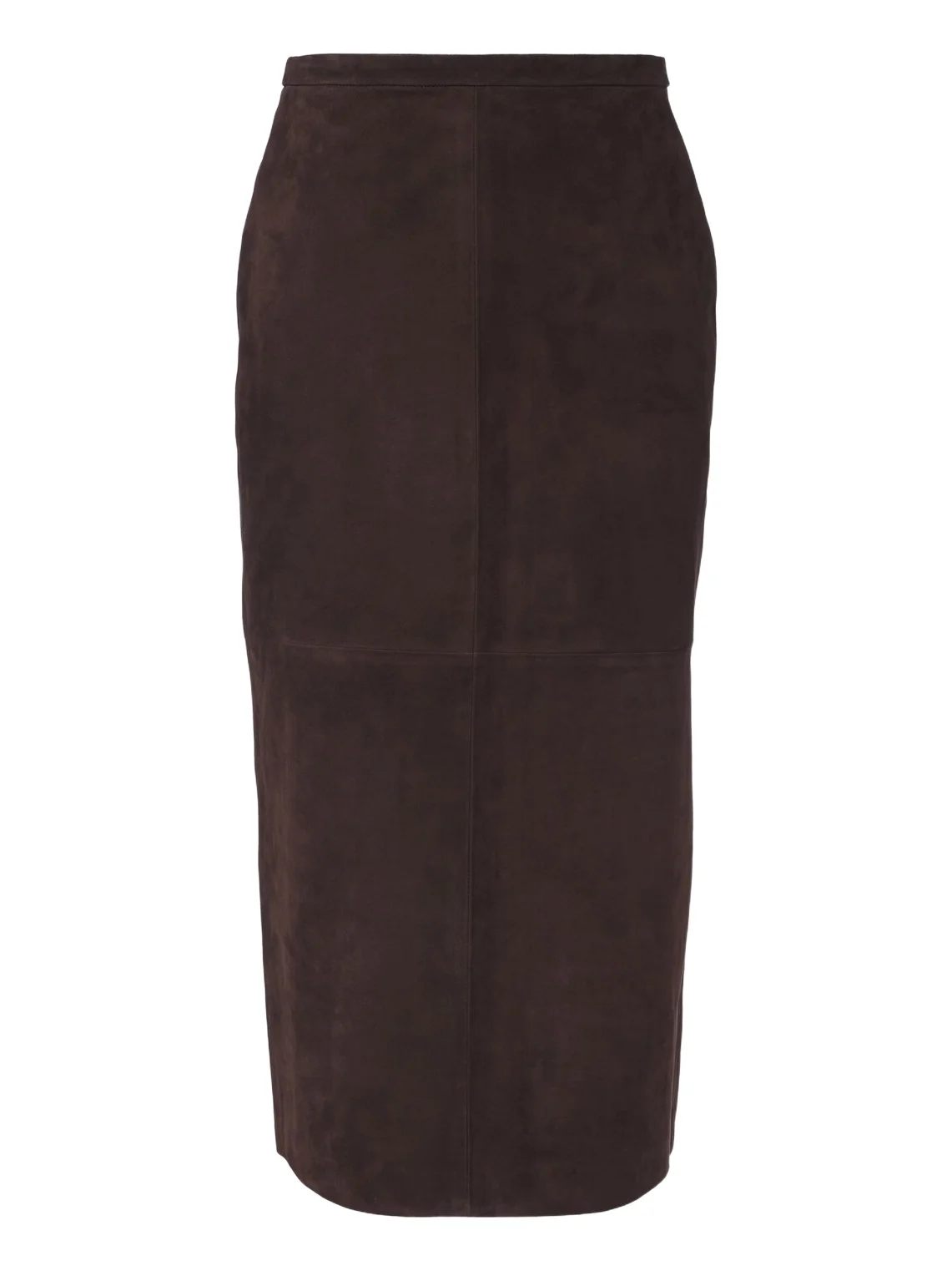 Nour Hammour Alana suede pencil skirt