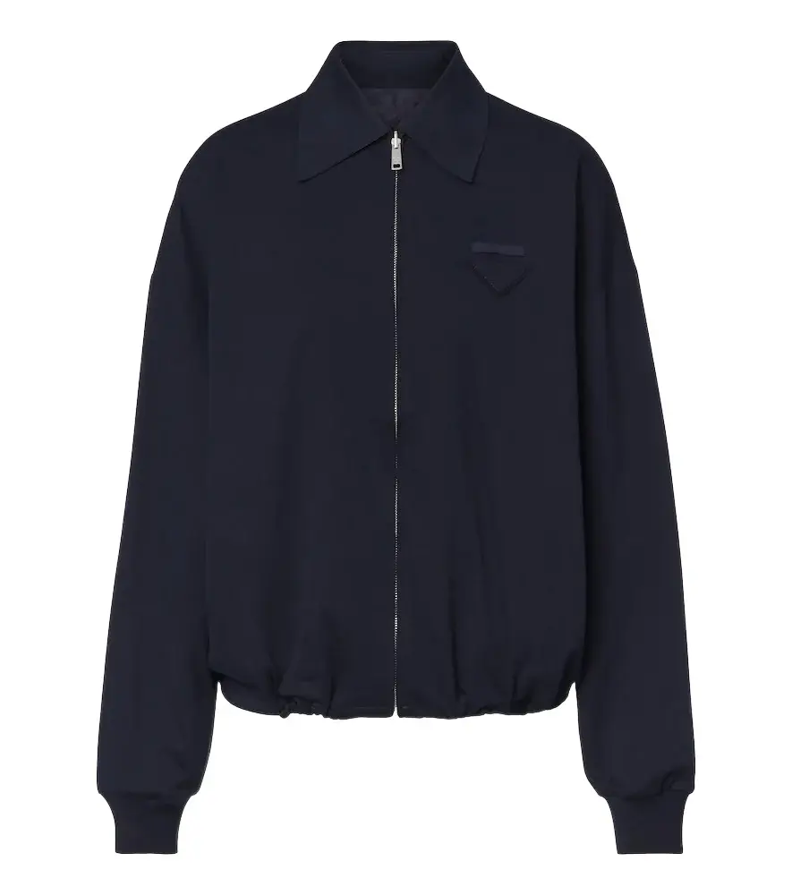 Reversible Re-Nylon and jersey blouson jacket Reversible Re-Nylon and jersey blouson jacket