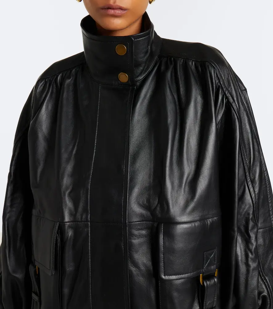Zimmermann Valiant leather bomber jacket | Thumbnail 4 Zimmermann Valiant leather bomber jacket | Thumbnail 4