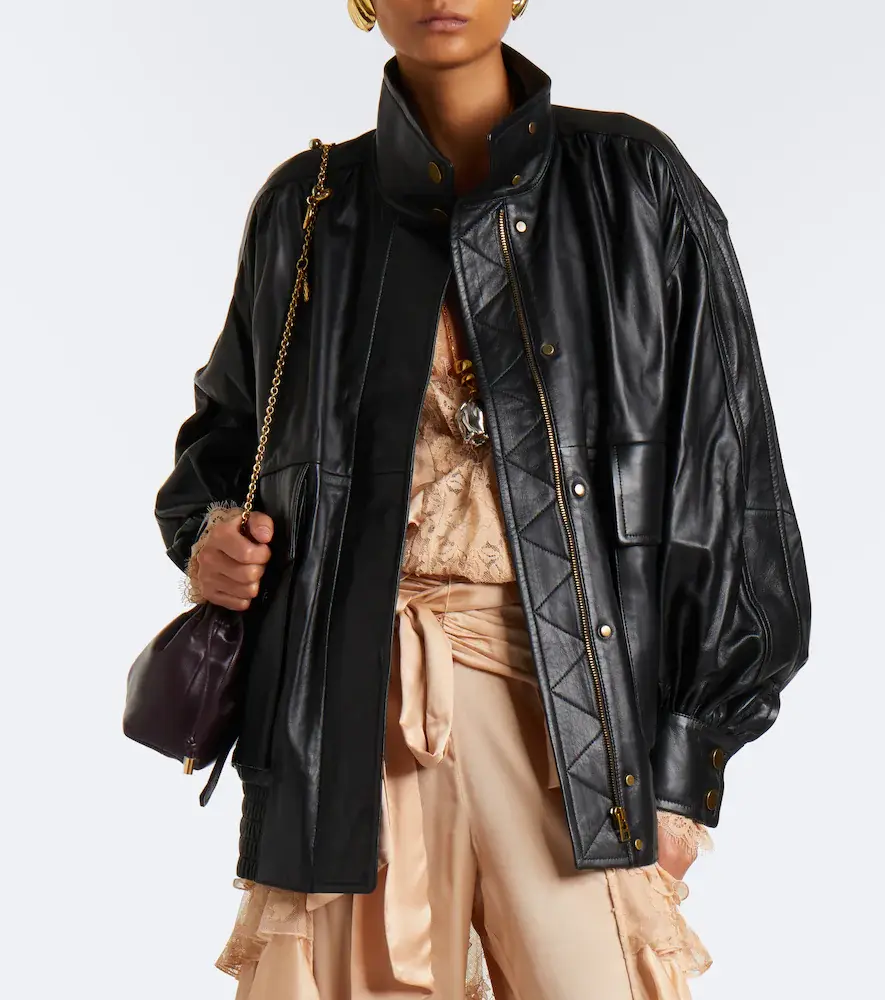 Zimmermann Valiant leather bomber jacket | Thumbnail 5 Zimmermann Valiant leather bomber jacket | Thumbnail 5