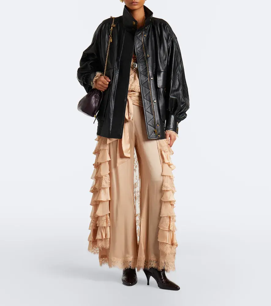 Zimmermann Valiant leather bomber jacket | Thumbnail 6 Zimmermann Valiant leather bomber jacket | Thumbnail 6
