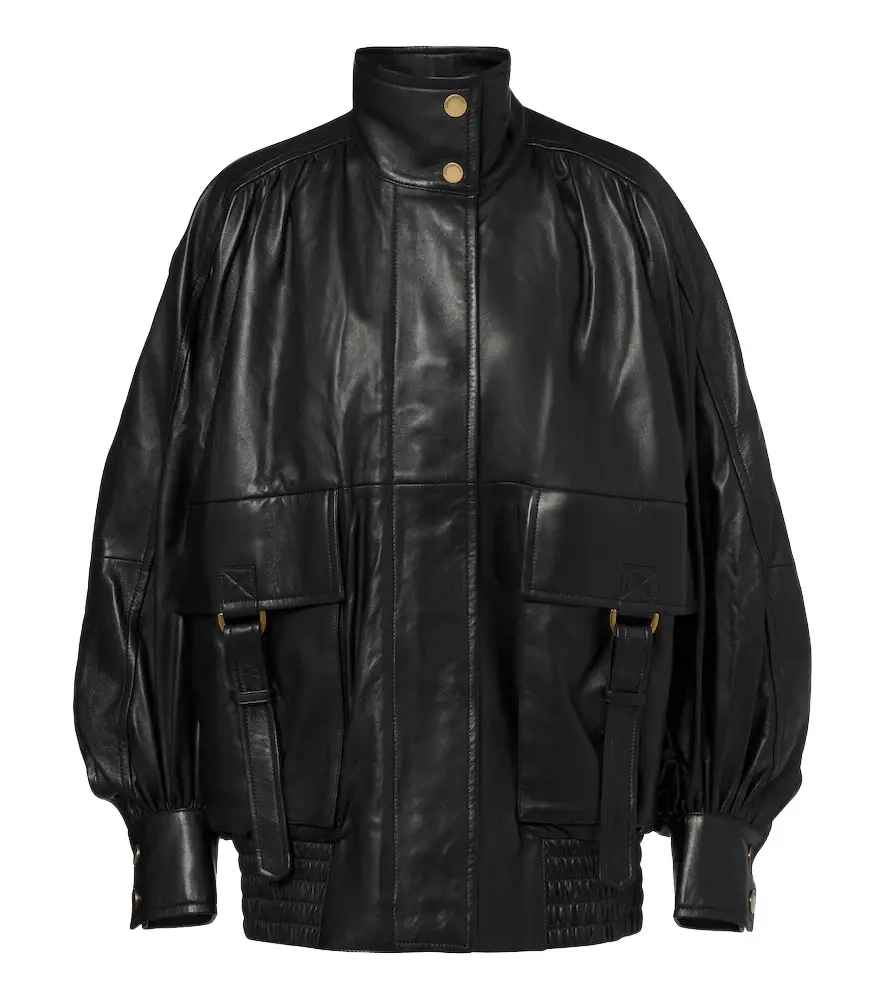 Zimmermann Valiant leather bomber jacket