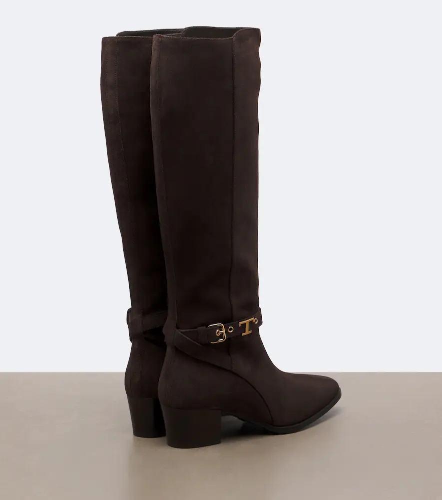 Tod's T Timeless suede knee-high boots | Thumbnail 4 Tod's T Timeless suede knee-high boots | Thumbnail 4