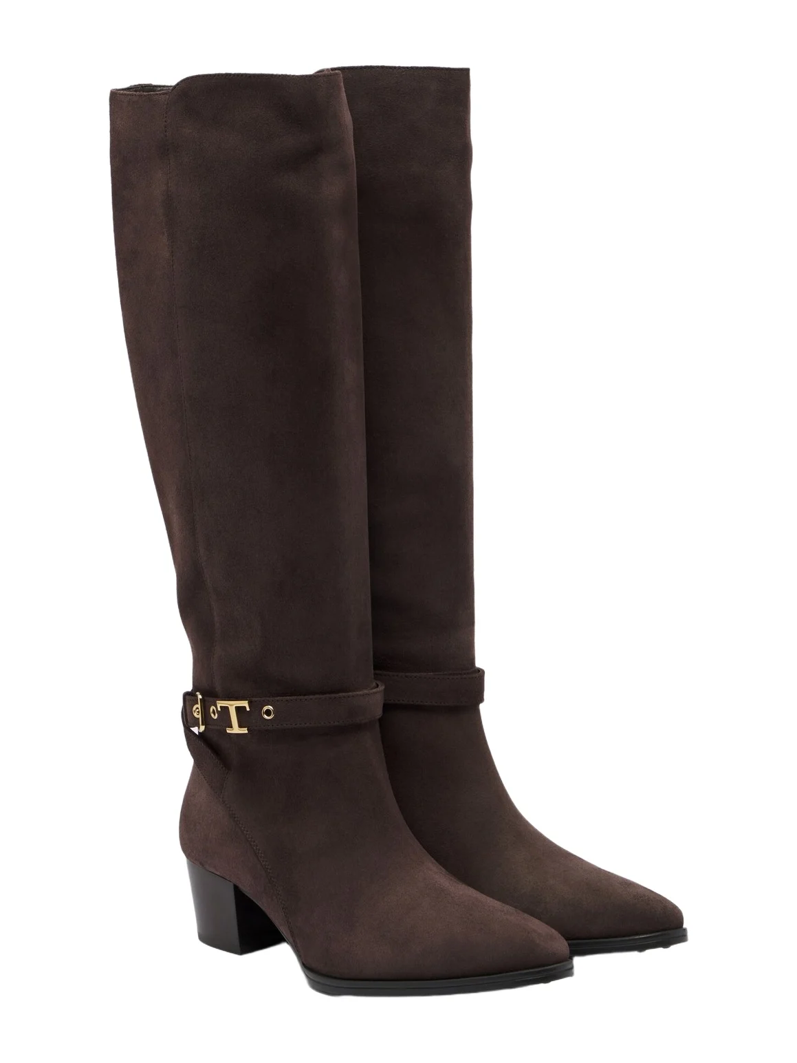 Tod's T Timeless suede knee-high boots