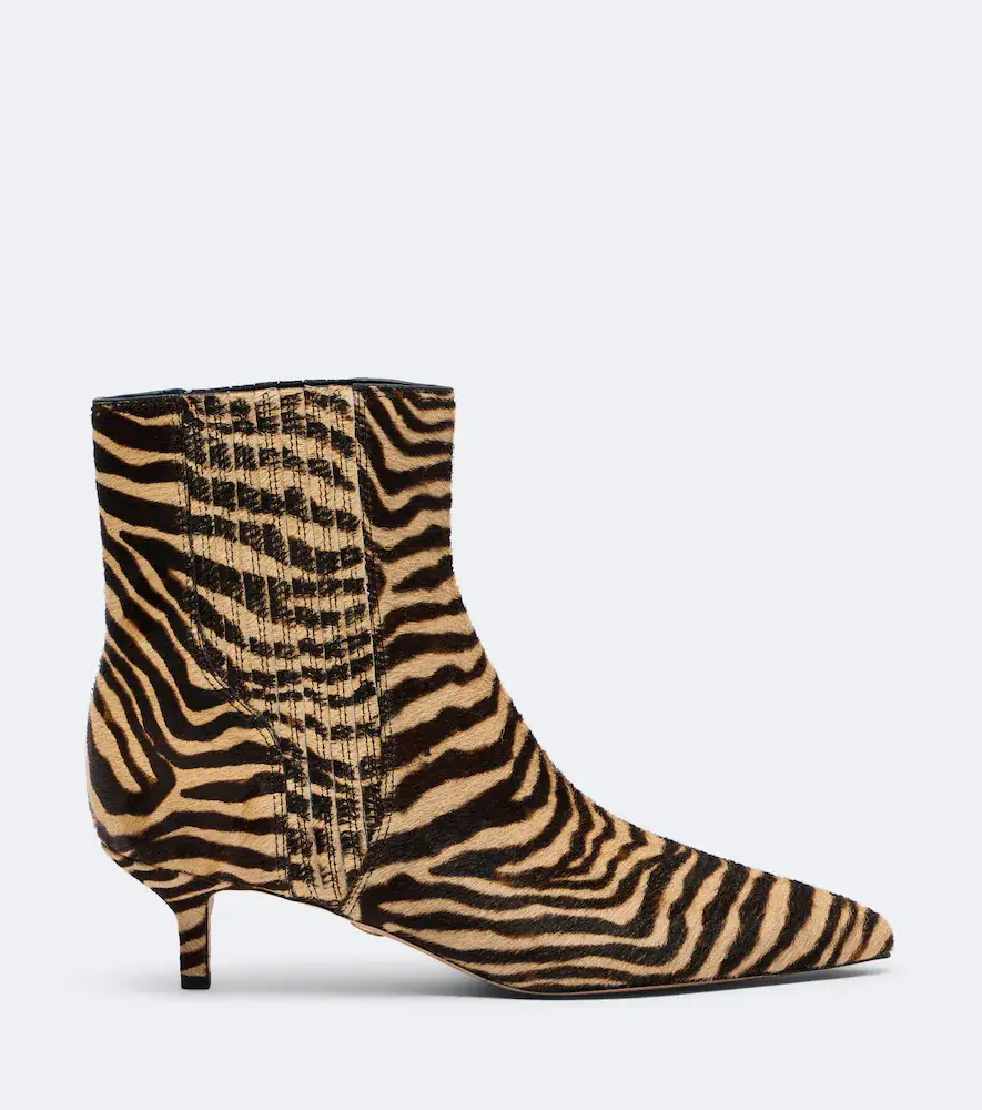 Veronica Beard Lisa printed calf hair ankle boots | Thumbnail 3