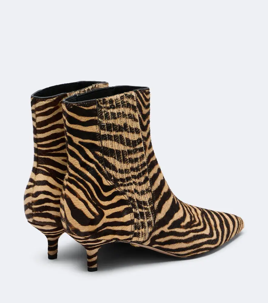 Veronica Beard Lisa printed calf hair ankle boots | Thumbnail 4