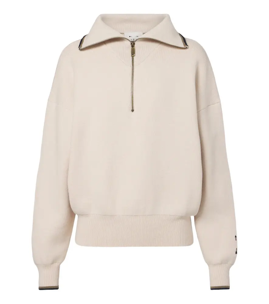 The Upside Kairo cotton-blend half-zip sweater