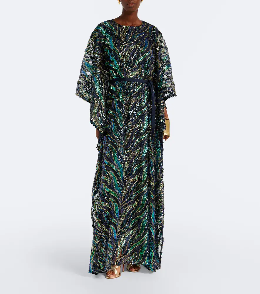 Taller Marmo Firefly sequined kaftan | Thumbnail 2