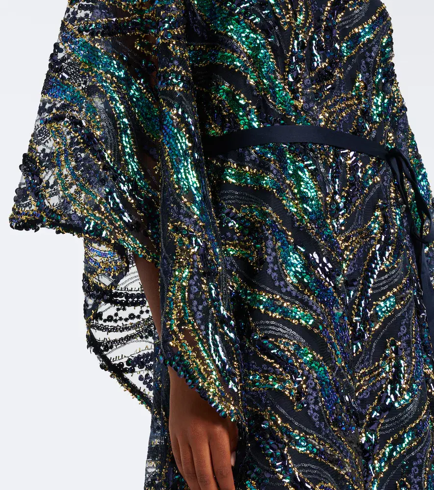 Taller Marmo Firefly sequined kaftan | Thumbnail 4