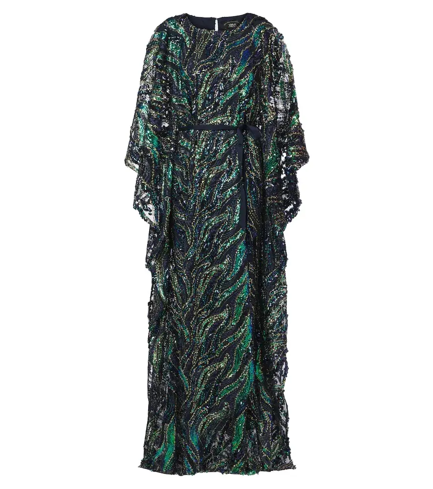 Taller Marmo Firefly sequined kaftan