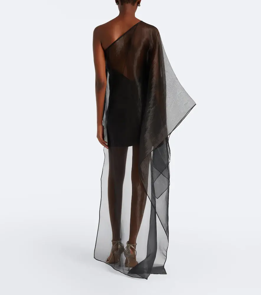Taller Marmo Boston one-shoulder organza minidress | Thumbnail 5 Taller Marmo Boston one-shoulder organza minidress | Thumbnail 5