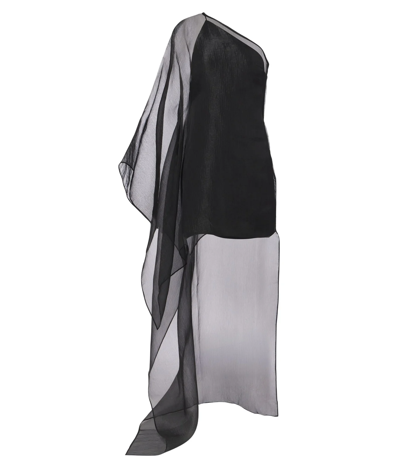 Taller Marmo Boston one-shoulder organza minidress