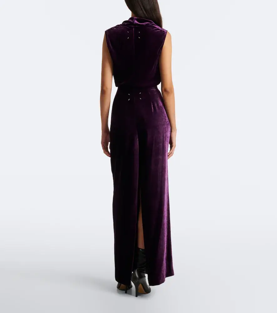 Maison Margiela Velvet maxi skirt | Thumbnail 4