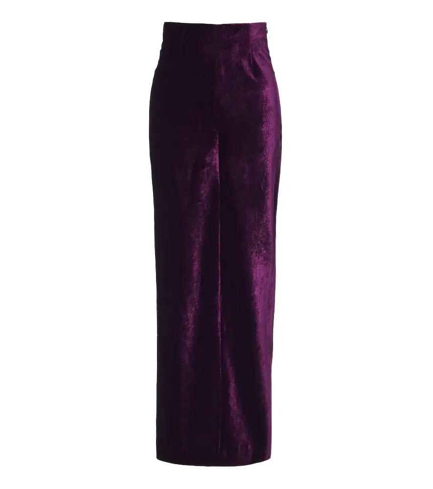 Maison Margiela Velvet maxi skirt
