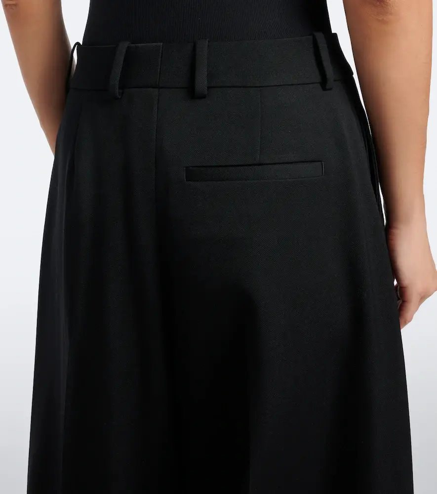 Givenchy Wool grain de poudre barrel-leg pants | Thumbnail 3 Givenchy Wool grain de poudre barrel-leg pants | Thumbnail 3
