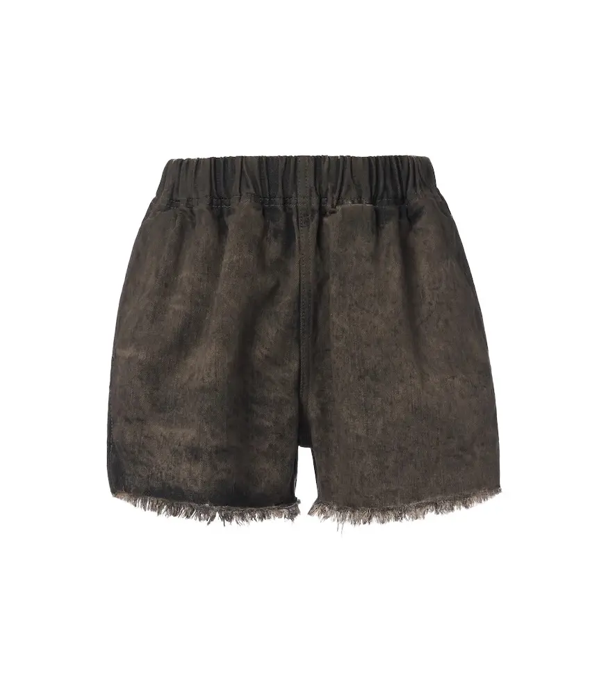 Rick Owens Distressed denim shorts