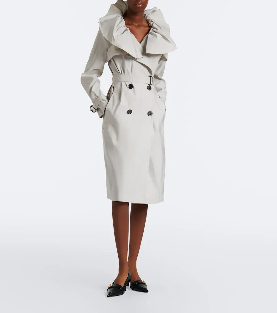 Burberry Ruffled trench coat | Thumbnail 5
