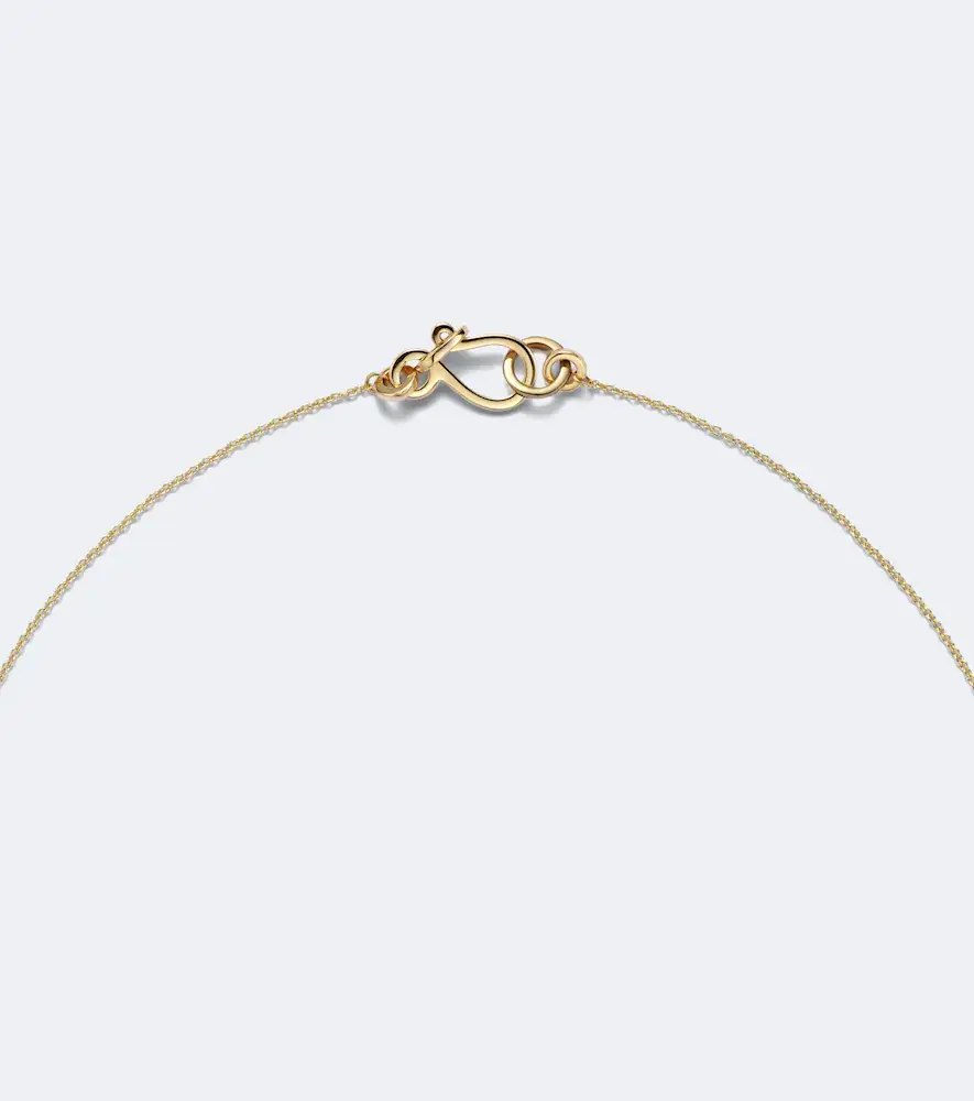 Sophie Bille Brahe Luce Simple 14kt gold necklace with freshwater pearl | Thumbnail 3 Sophie Bille Brahe Luce Simple 14kt gold necklace with freshwater pearl | Thumbnail 3