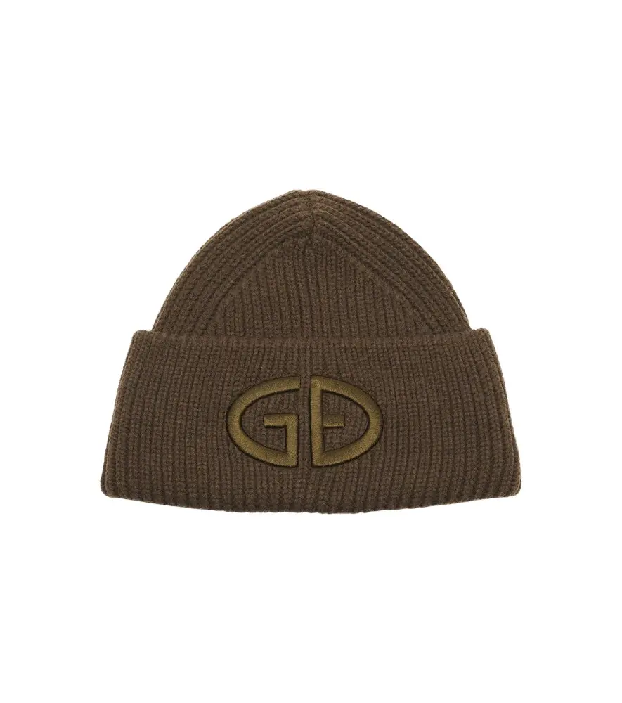 Goldbergh Valerie embroidered ribbed-knit beanie