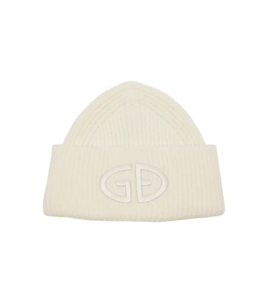 Goldbergh Valerie embroidered ribbed-knit beanie