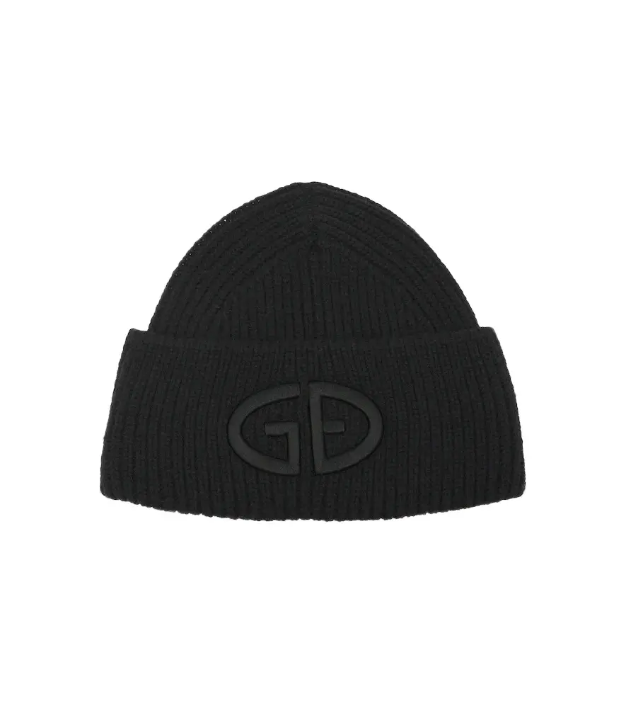 Goldbergh Valerie embroidered ribbed-knit beanie