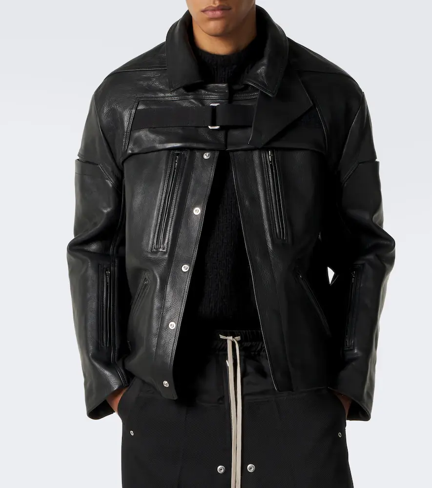 Rick Owens Mac convertible leather jacket | Thumbnail 3 Rick Owens Mac convertible leather jacket | Thumbnail 3