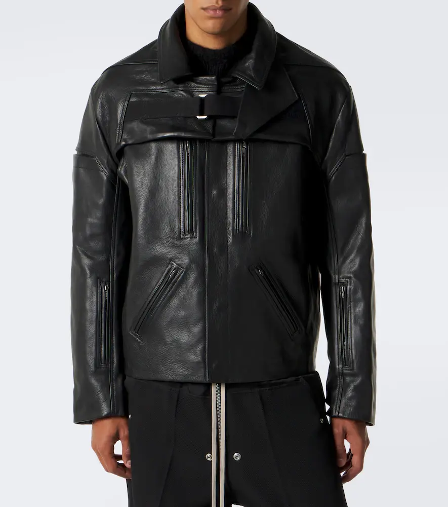 Rick Owens Mac convertible leather jacket | Thumbnail 4 Rick Owens Mac convertible leather jacket | Thumbnail 4