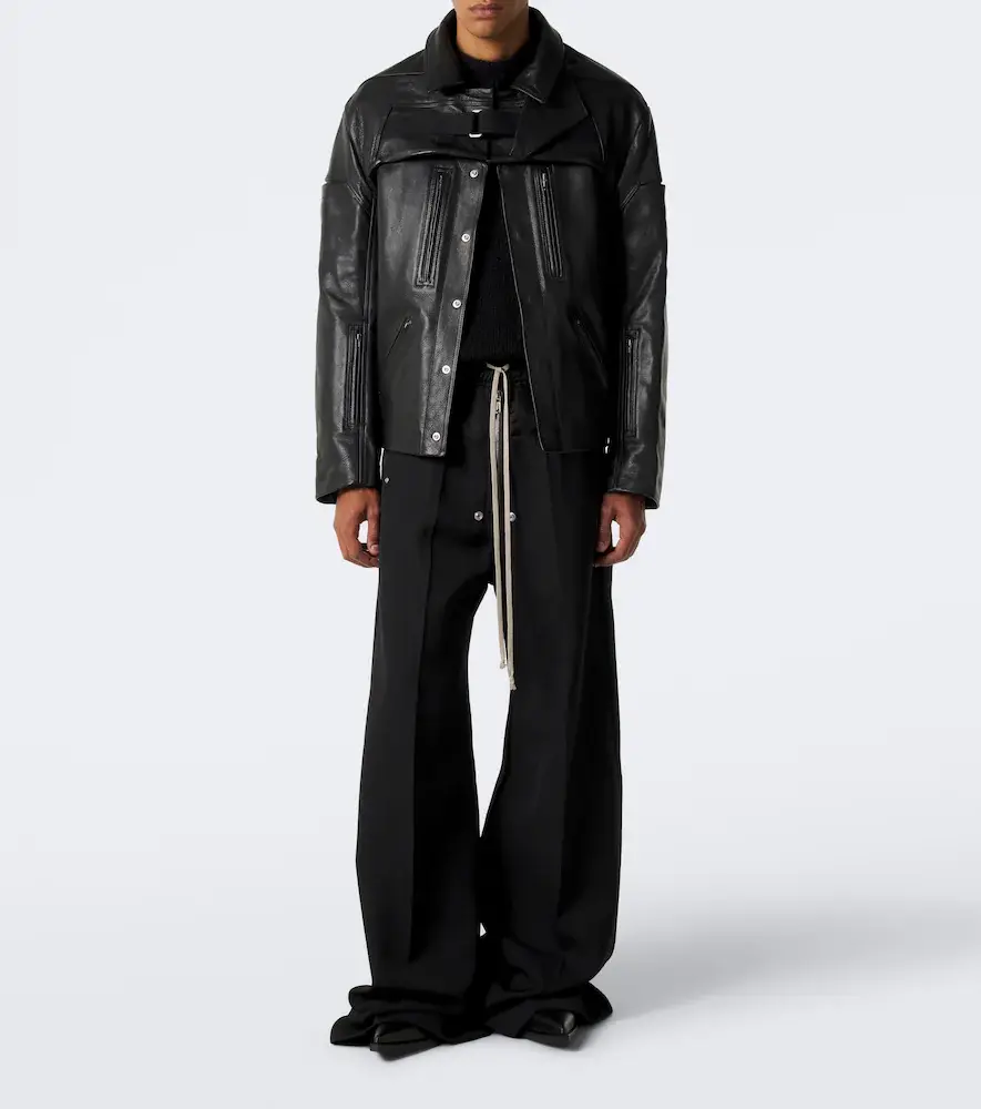 Rick Owens Mac convertible leather jacket | Thumbnail 5 Rick Owens Mac convertible leather jacket | Thumbnail 5