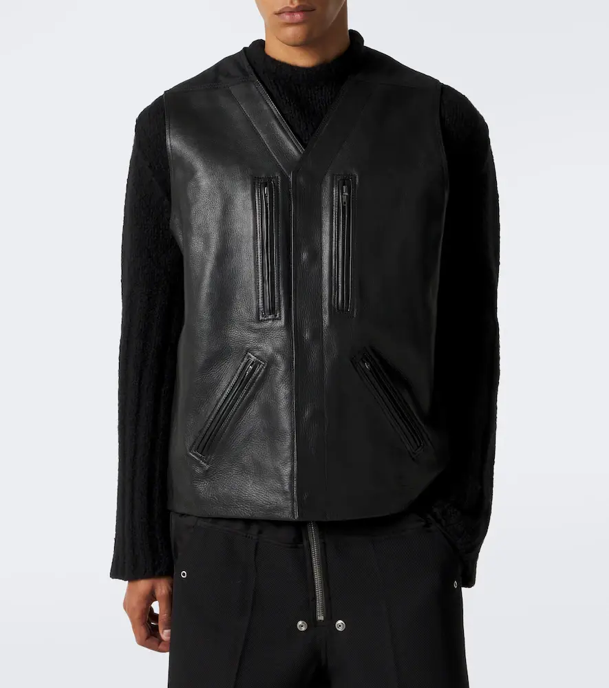 Rick Owens Mac convertible leather jacket | Thumbnail 8 Rick Owens Mac convertible leather jacket | Thumbnail 8