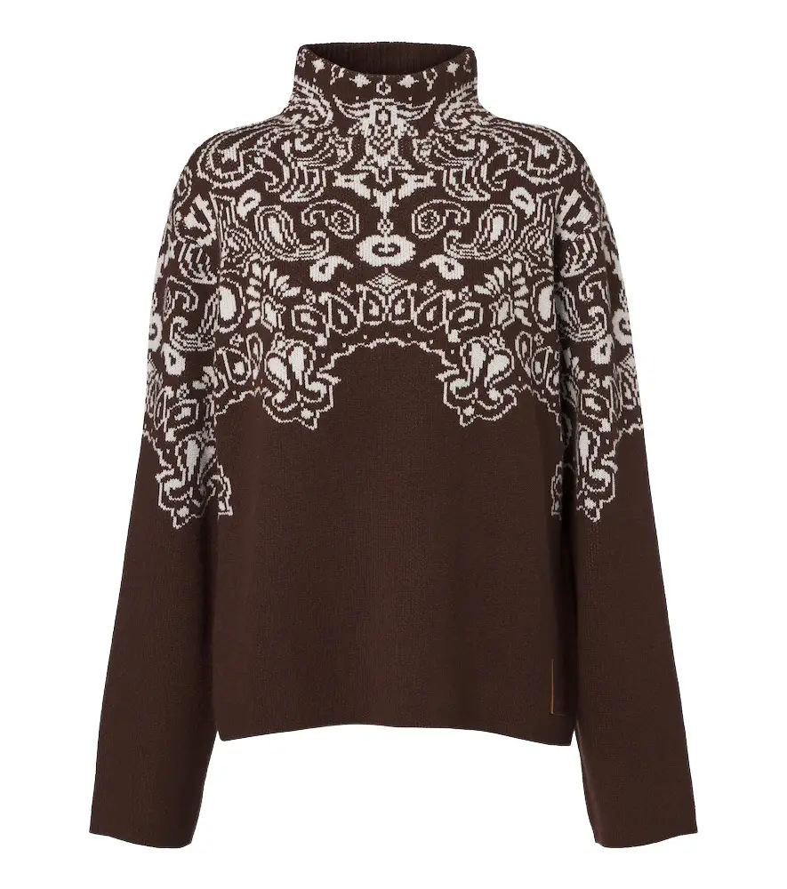 Goldbergh Anshin knitted jacquard sweater